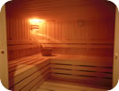 Inside a Sauna