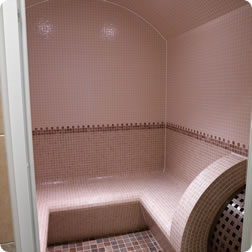 Mosaic steam room